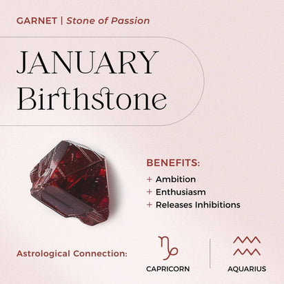 Capricorn Zodiac January Birthstone Necklaces – Moon Magic