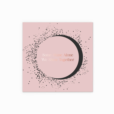 Pink Gift Bag & Black Gift Card Set - Large