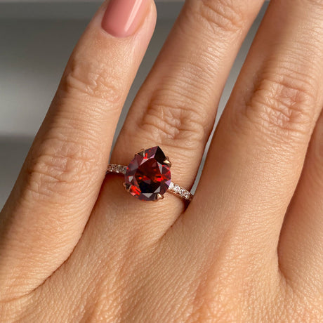 Garnet Ring - Nymph