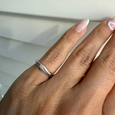 Pinky Ring - Signet Onde