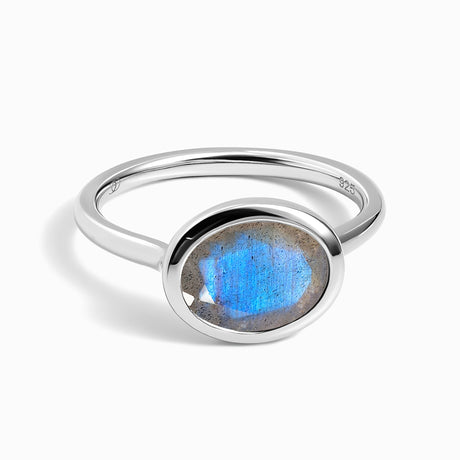 Labradorite Skin Touch Ring - Feel the Resilience