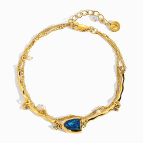 Labradorite Pearl Bracelet - Heirloom