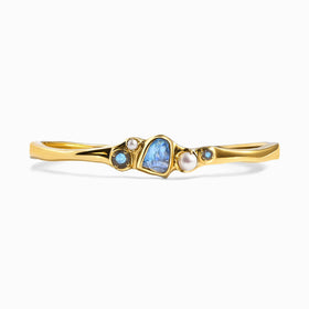 Labradorite Pearl Cuff - Heirloom