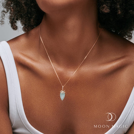 Aquamarine Necklace - Goddess