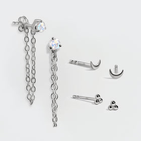 Moonstone Stud Earring Set - Balance Me