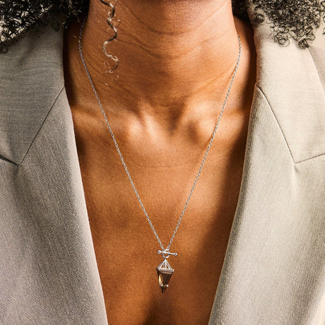 Smoky Quartz Necklace - Heroine T-Lock