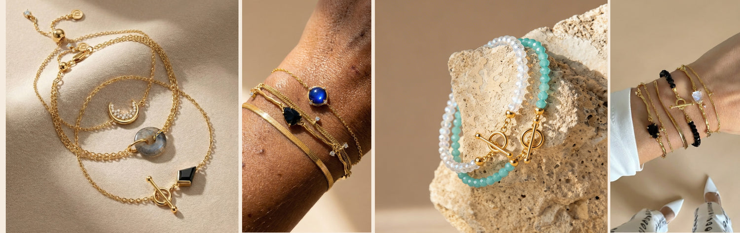 Gemstone Bracelet Sets