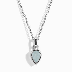 Aquamarine Necklace - March Birthstone