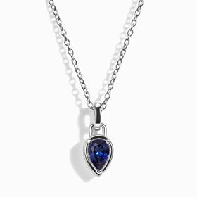 Blue Sapphire Necklace - September Birthstone