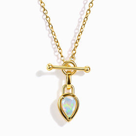 Opal Talis T-Lock Necklace - October Birthstone