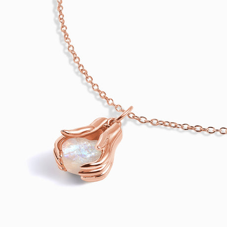 Moonstone Necklace - Hands of Intuition