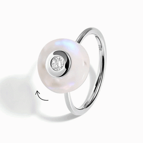 Moonstone Fidget Ring - Ora