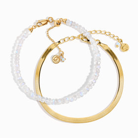 Moonstone Bracelet Stack - Finding Balance