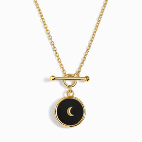 Black Obsidian T-Lock Necklace - Dream