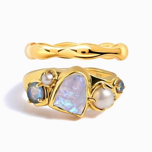 Mist Heirloom Ring & Magma Band – Moon Magic