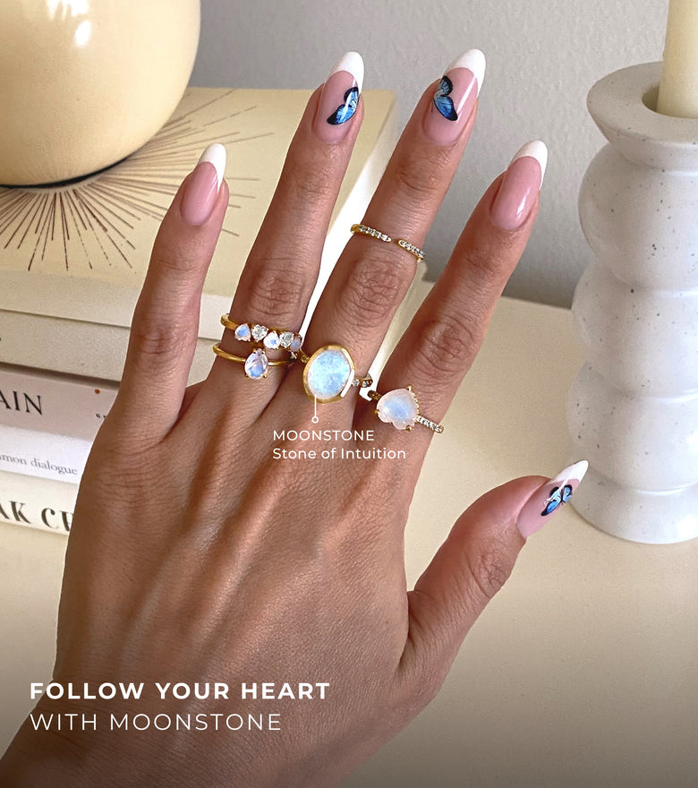 Moon Magic Rings Moonstone Rings by Moon Magic | Worldwide Delivery