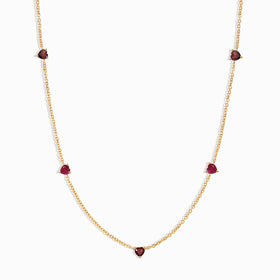 Ruby Garnet Necklace - Crush On You