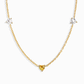 Citrine Never Without My Gem Necklace - November Birthstone