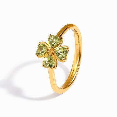 Shamrock Ring - Peridot – Moon Magic