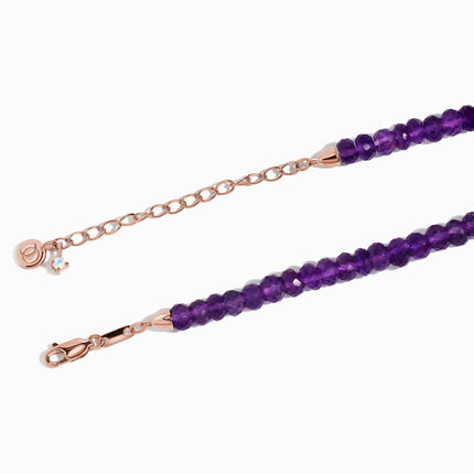 Beads Necklace - Amethyst