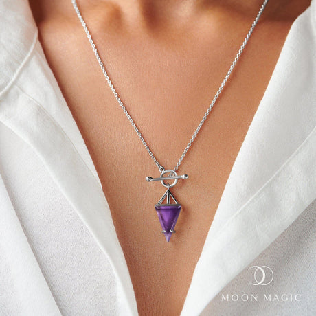 Amethyst Necklace - Heroine T-Lock