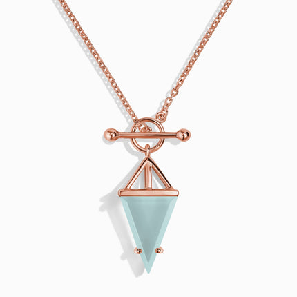 Aquamarine Necklace - Heroine T Lock