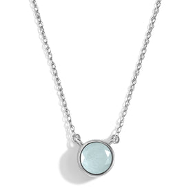 Aquamarine Necklace - Solitaire