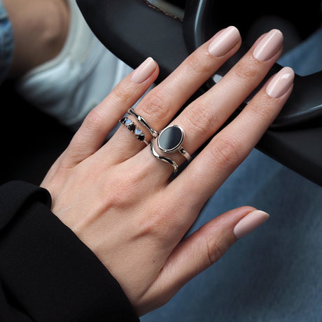 Black Onyx & Black Obsidian Enfolded Love Starter Set