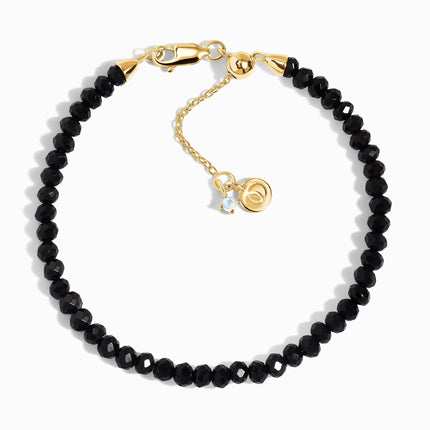 Beads Bracelet - Black Obsidian