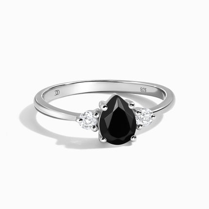 Black Obsidian Ring - Lania