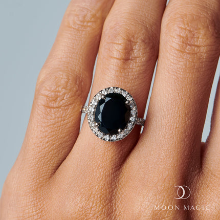 Black Obsidian Ring - Queen Lana