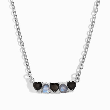 Black Obsidian Labradorite Necklace - Crush On You