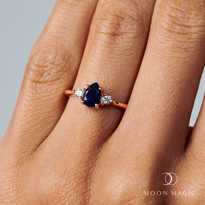 Blue Sapphire Ring - Lania – Moon Magic