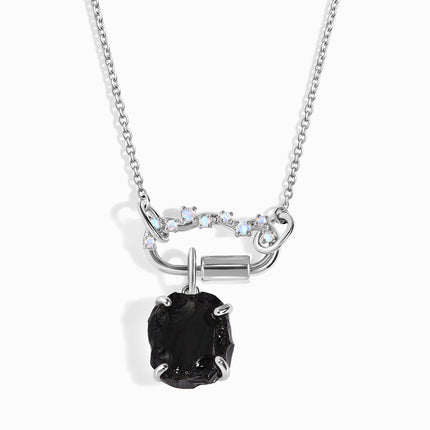 Black Obsidian Celestial Unity Necklace
