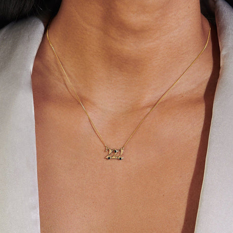 Black Spinel Necklace - I Am Aligned