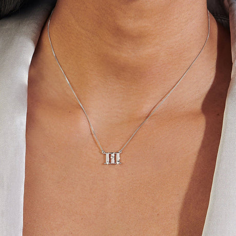 White Zircon Necklace - I Trust