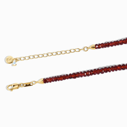 Beads Necklace - Garnet