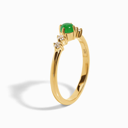 Green Jade Ring - Loveliness
