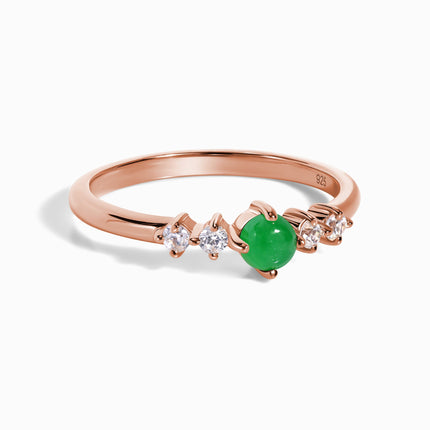 Green Jade Ring - Loveliness