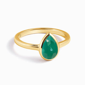 Green Onyx Ring - Skin Kiss