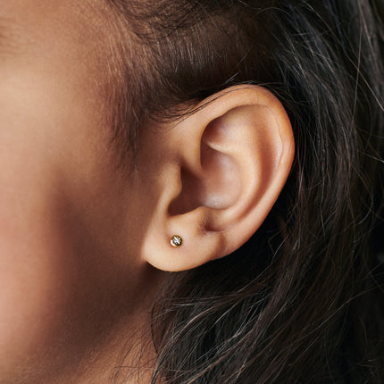 Kids Lab Diamond Earrings - North Star