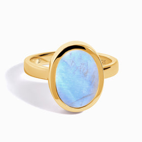 Crystal Ring - Enfolded Moonstone