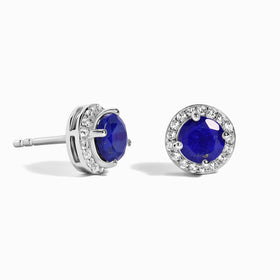 Lapis Lazuli Earrings - Venus Studs