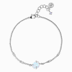 Raw Crystal Bracelet - Moonstone 'Intuition'