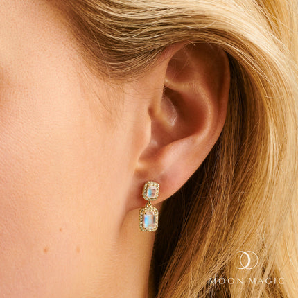 Moonstone Earrings - Grandezza