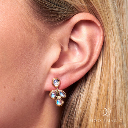 Moonstone Earrings - Chandelier