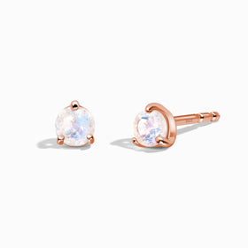 Moonstone Round Studs