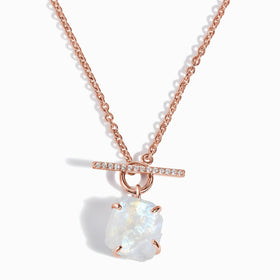 Raw Crystal Necklace - T-Lock