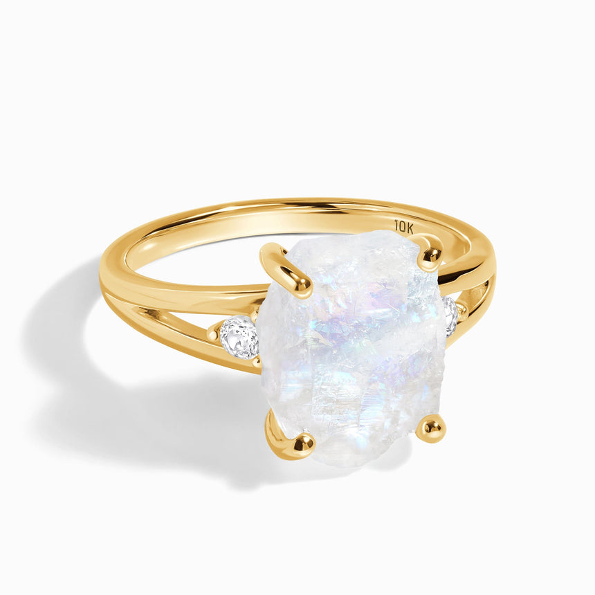 Moon Magic Rings Raw & Solid Gemstone Rings – Moon Magic