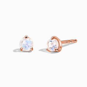 Moonstone Round Studs